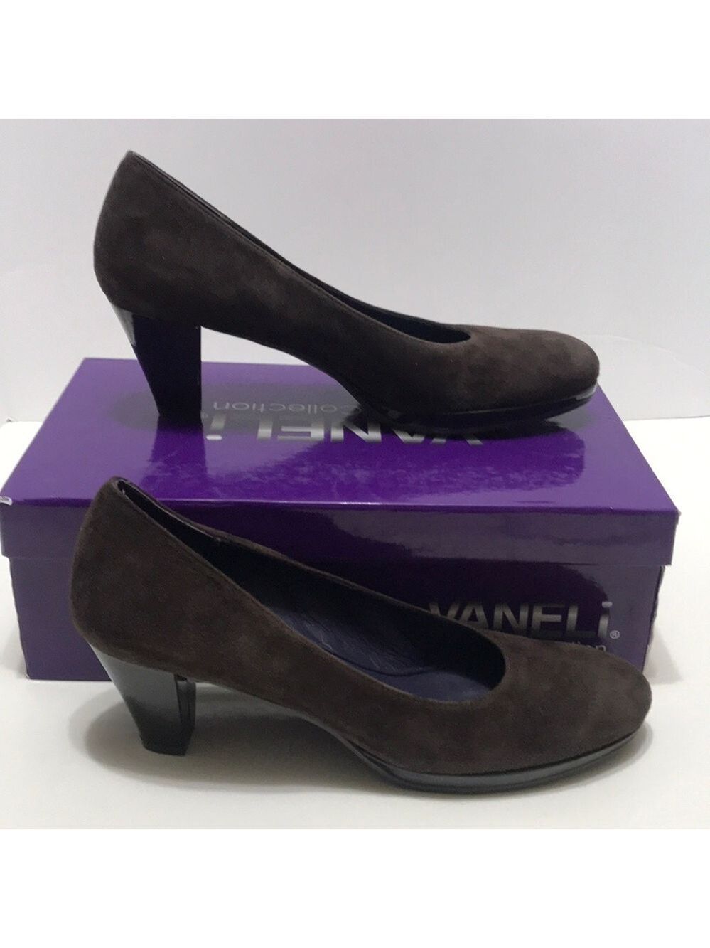 Vaneli Purple Collection Suede Pump Heels Size 9N